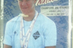 Jordan Seon, Champion de France Minimes